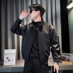 312A-J527-P120 控165 秋季新款社会小伙夹克外套男潮流韩版上衣D图片