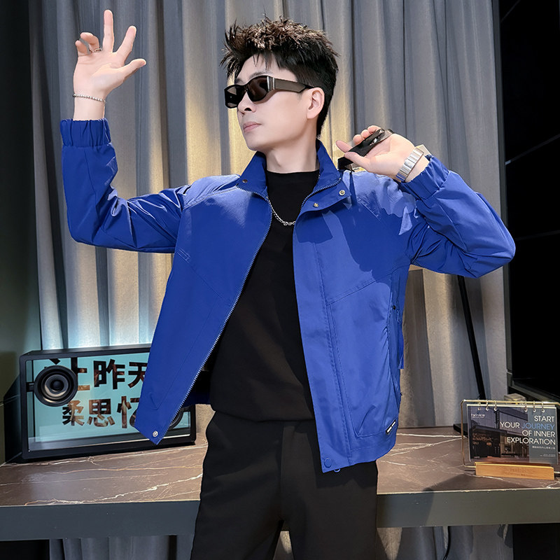 312A-J604-P98控145春季新款社会小伙夹克外套男潮流韩版上衣B,男装夹克,星座312A