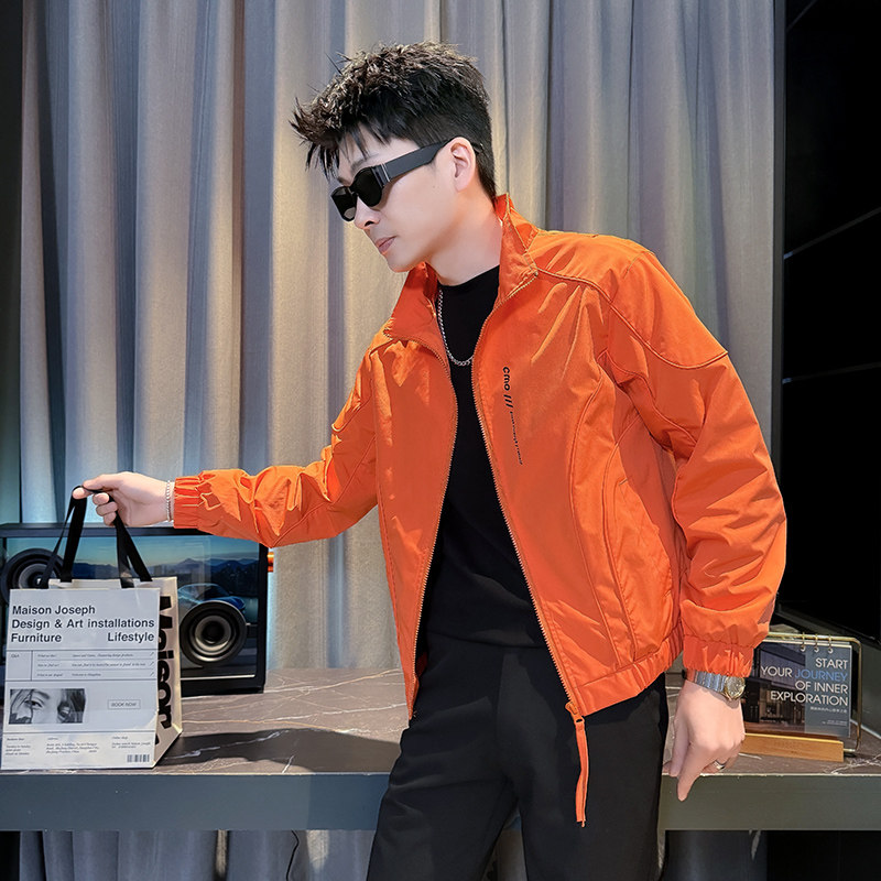 312A-J608-P98控145春季新款社会小伙夹克外套男潮流韩版上衣A，男装夹克，星座312A