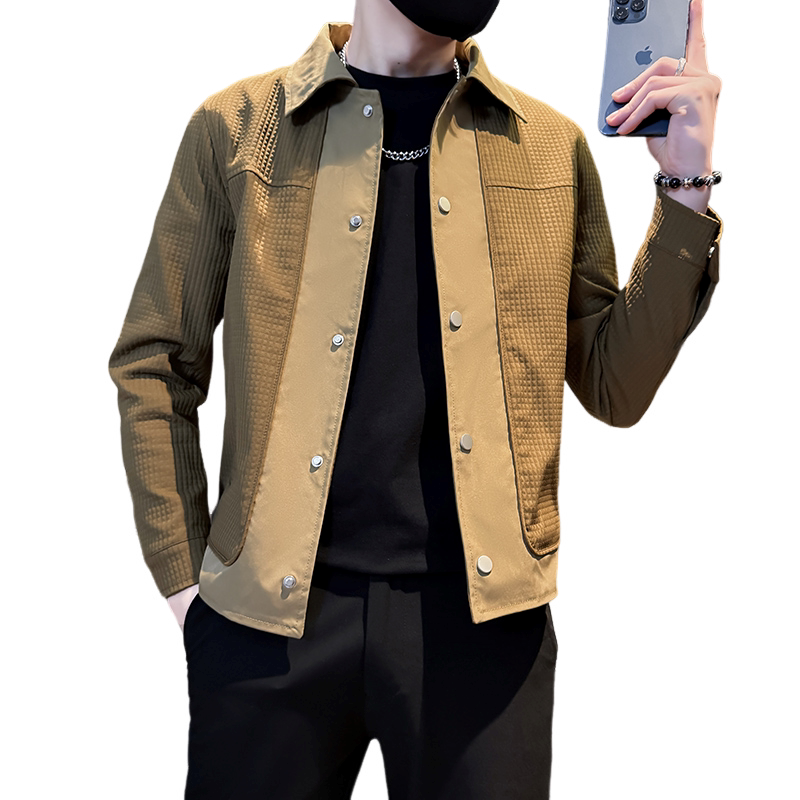312A-J503-P98控138春季新款社会小伙夹克外套男潮流韩版上衣C,男装夹克,星座312A
