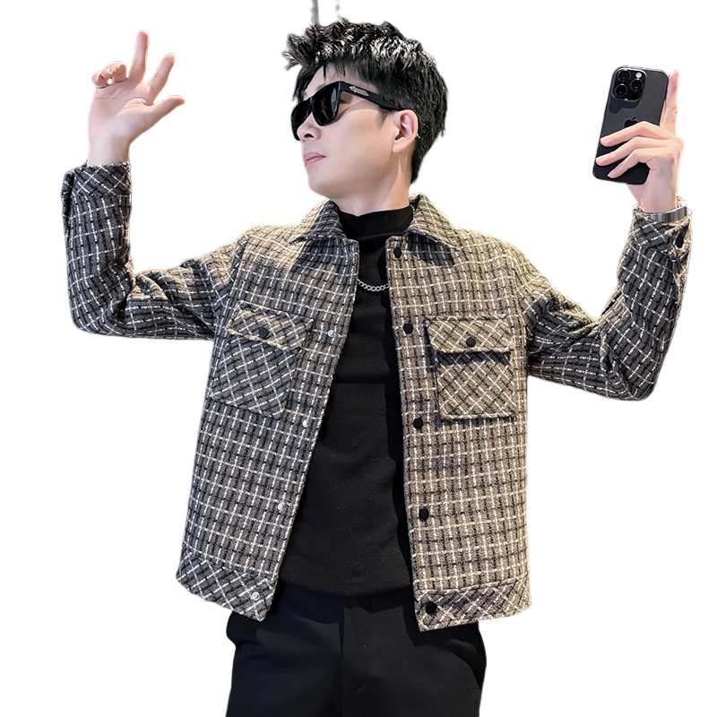 312A-J529-P130控170秋季新款社会小伙夹克外套男潮流韩版上衣A,男装夹克,星座312A