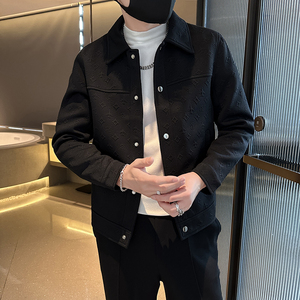 312A-9902-8-P130 控175 秋季新款社会小伙夹克外套男潮流韩版C图片