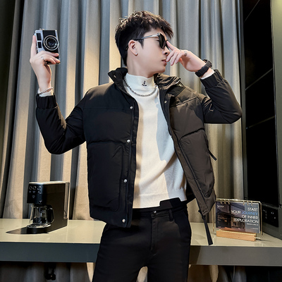 312A-6601-P138控178  冬季男士潮牌棉衣外套韩版潮流夹克棉袄B