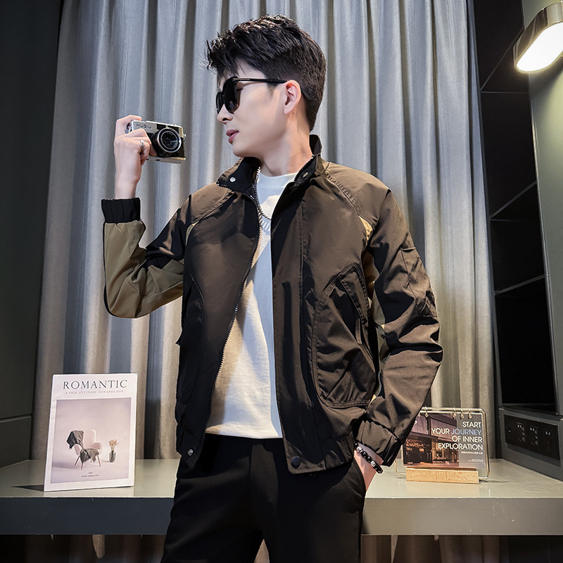 312A-J507-P98控138新款社会小伙夹克外套男潮流韩版上衣C,男装夹克,星座312A