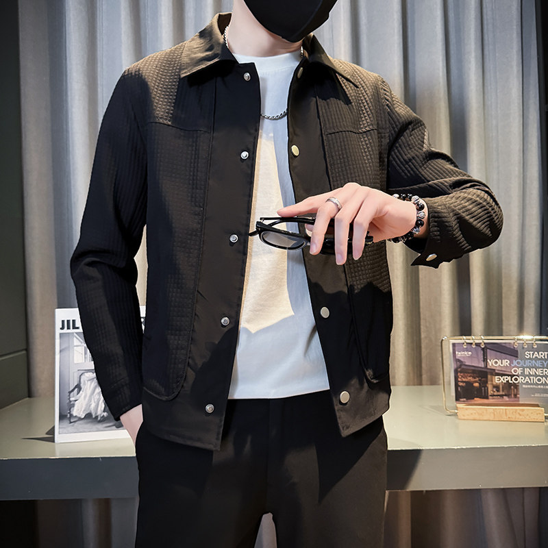 312A-J503-P98控138春季新款社会小伙夹克外套男潮流韩版上衣C,男装夹克,星座312A