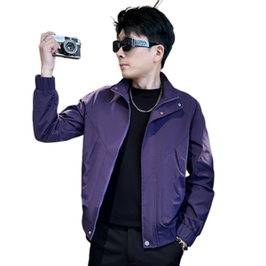 312A-J521-P98 控138 秋季新款社会小伙夹克外套男潮流韩版上衣A图片