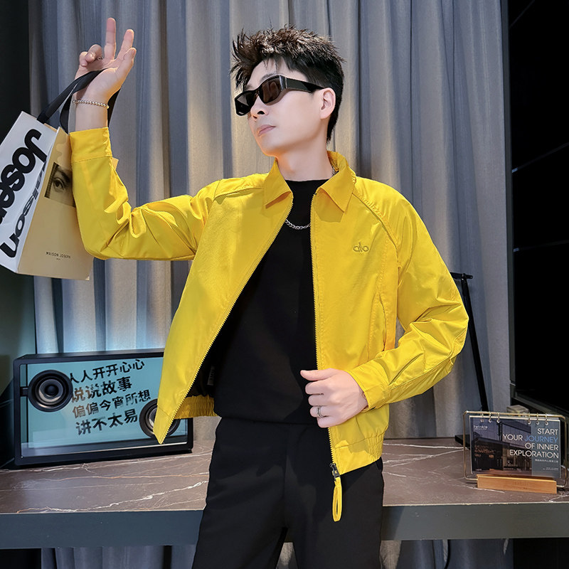 312A-J606-P98控145春季新款社会小伙夹克外套男潮流韩版上衣A,男装夹克,星座312A