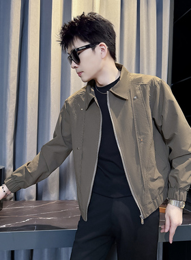 312A-J541-P98 控138 秋季新款社会小伙夹克外套男潮流韩版上衣A