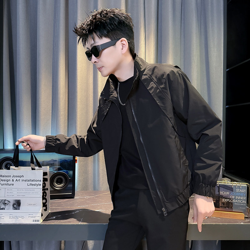 312A-J609-P98控145春季新款社会小伙夹克外套男潮流韩版上衣Q，男装夹克，星座312A