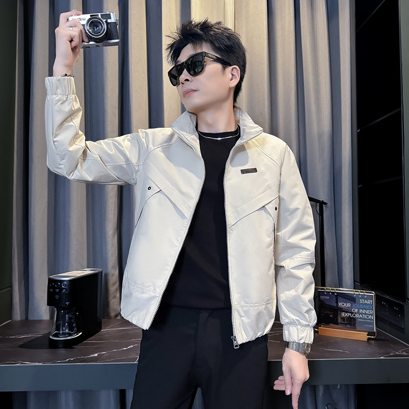 312A-J544-P98 控138 秋季新款社会小伙夹克外套男潮流韩版上衣A图片