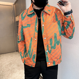 312A-2819-P100控138秋季新款社会小伙夹克外套男潮流韩版上衣A，男装夹克，星座312A