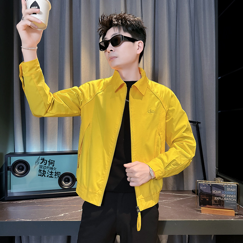 312A-J606-P98控145春季新款社会小伙夹克外套男潮流韩版上衣C，男装夹克，星座312A