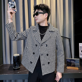 312A-S55-P130控170秋冬季呢子韩版男装夹克潮流高级秋冬上衣B，男装夹克，星座312A