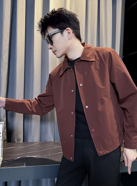 312A-J543-P98 控138 秋季新款社会小伙夹克外套男潮流韩版上衣B