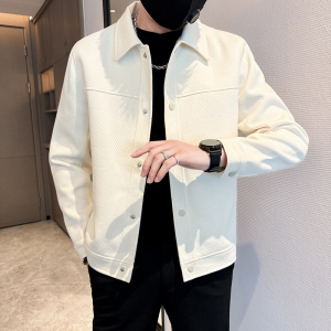 312A-2822-P120 控165 秋季新款社会小伙夹克外套男潮流韩版上衣A图片