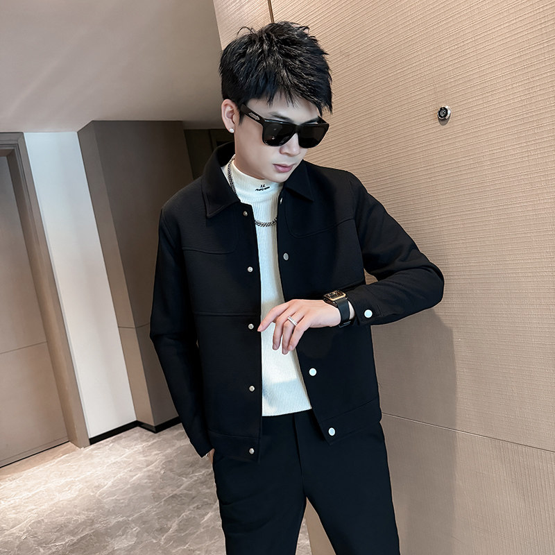 312A-9908-P120控165秋季新款社会小伙夹克外套男潮流韩版上衣A,男装夹克,星座312A