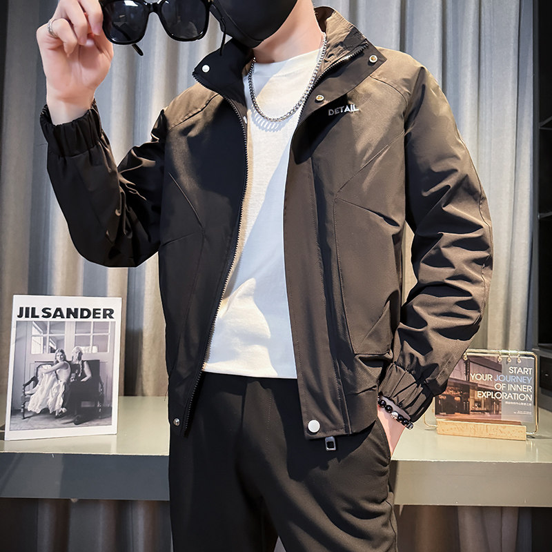 312A-J505-P98控138春季新款社会小伙夹克外套男潮流韩版上衣K,男装夹克,星座312A