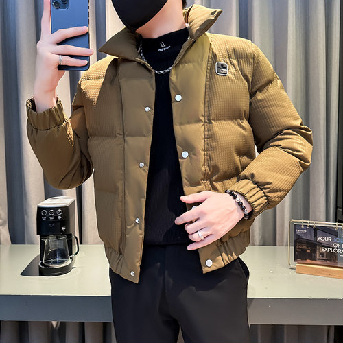 312A-6622-P138控178  冬季男士潮牌棉衣外套韩版潮流夹克棉袄D
