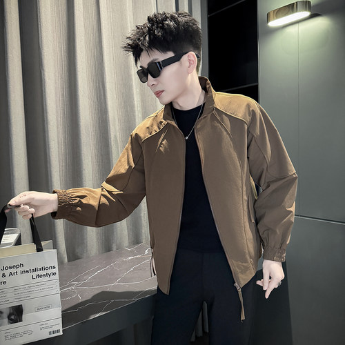 312A-J612-P98 控145 秋季新款社会小伙夹克外套男潮流韩版上衣B