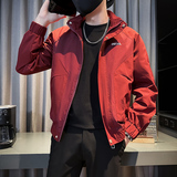 312A-J505-P98控138春季新款社会小伙夹克外套男潮流韩版上衣K，男装夹克，星座312A