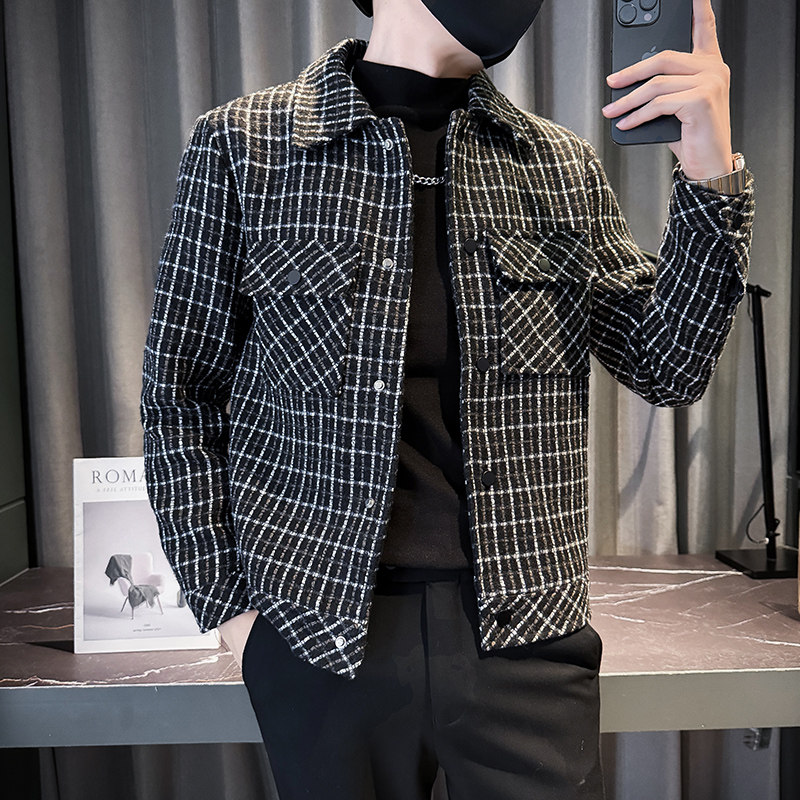 312A-J529-P130控170秋季新款社会小伙夹克外套男潮流韩版上衣A,男装夹克,星座312A