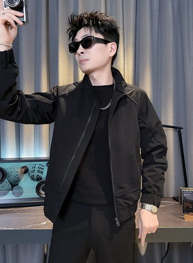 312A-J603-P98 控145 春季新款社会小伙夹克外套男潮流韩版上衣C