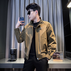 312A-J505-P98 控138 春季新款社会小伙夹克外套男潮流韩版上衣A图片