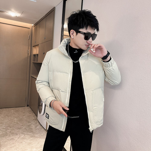 312A-6605-P138控178  冬季男士潮牌棉衣外套韩版潮流夹克棉袄A