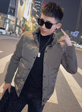312A-A8810-P125控168 冬季社会小伙立领棉衣外套韩版潮流棉服A