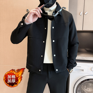 312A-9908-8  P130 控175 秋冬季新款社会小伙夹克外套男潮流上衣图片