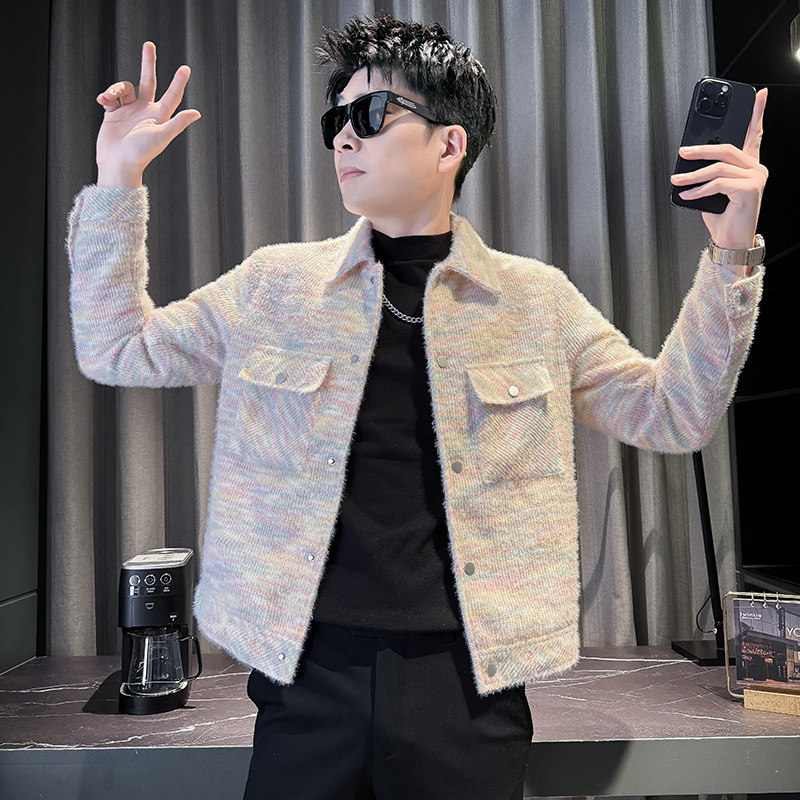 312A-J535-P130控170秋季新款社会小伙夹克外套男潮流韩版上衣A,男装夹克,星座312A