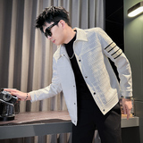 312A-J533-P120 控165 秋季新款社会小伙夹克外套男潮流韩版上衣A,男装夹克,星座312A,四季星座 312A-J533-P120 控165 秋季新款社会小伙夹克外套男潮流韩版上衣A,男装夹克,星座312A,四季星座