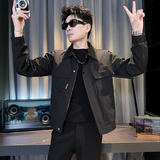 312A-J605-P98控145春季新款社会小伙夹克外套男潮流韩版上衣B，男装夹克，星座312A