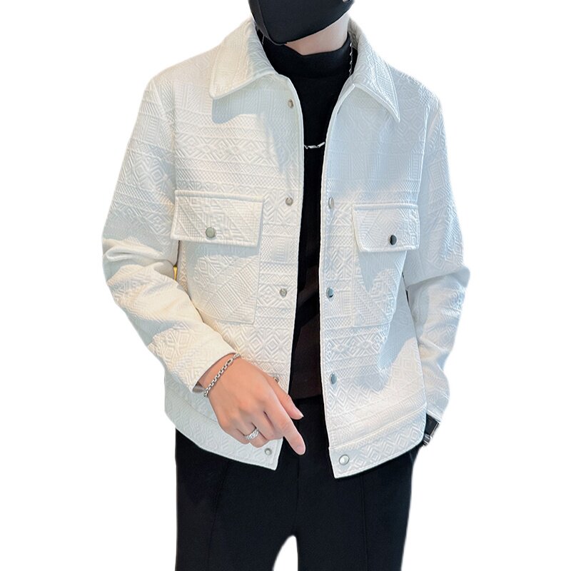 312A-2381-P120控165秋季新款社会小伙夹克外套男潮流韩版上衣C,男装夹克,星座312A