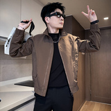 312A-J523-P98控138秋季新款社会小伙夹克外套男潮流韩版上衣D，男装夹克，星座312A