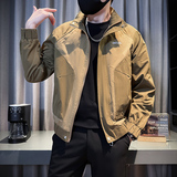 312A-J505-P98控138春季新款社会小伙夹克外套男潮流韩版上衣K，男装夹克，星座312A