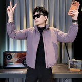 312A-M10-P138控178冬季男士潮牌棉衣外套韩版潮流夹克棉袄C，男装夹克，星座312A