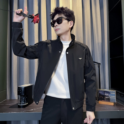 312A-J540-P98 控138 秋季新款社会小伙夹克外套男潮流韩版上衣C