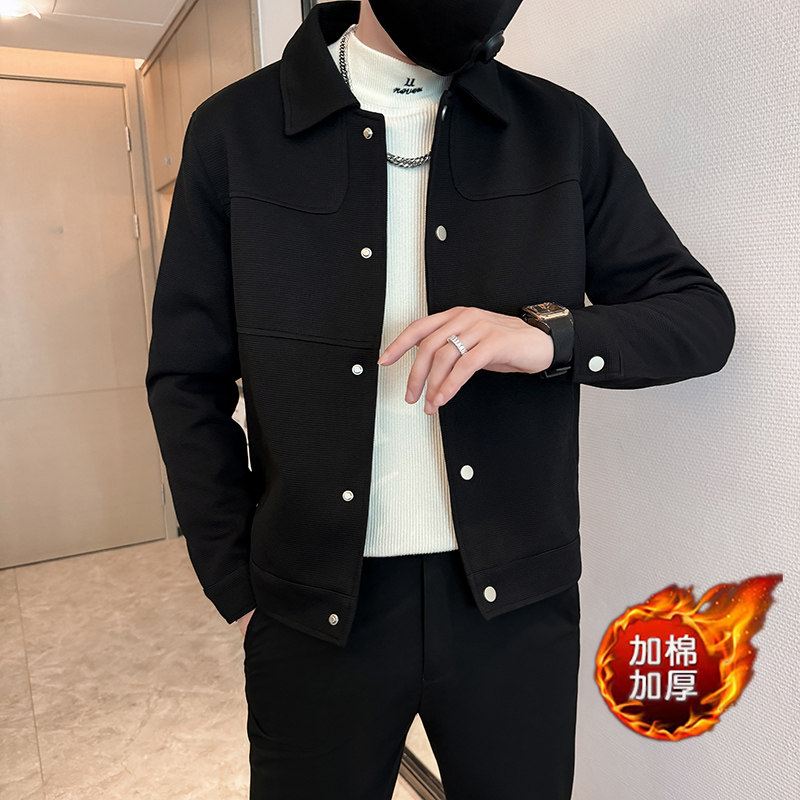 312A-9908-8P130控175秋冬季新款社会小伙夹克外套男潮流上衣,男装夹克,星座312A