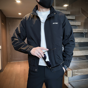 312A-2812-P98 控138 春季新款社会小伙夹克外套男潮流韩版上衣D图片