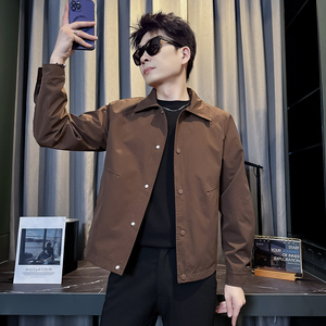 312A-J543-P98 控138 秋季新款社会小伙夹克外套男潮流韩版上衣A图片