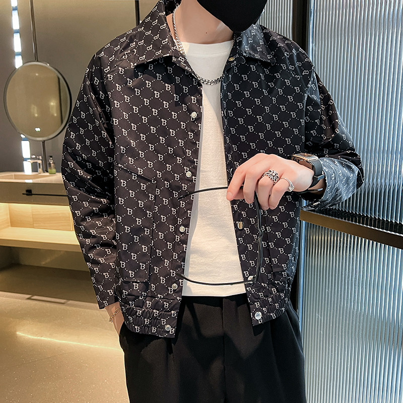 312A-2302-P98控138社会小伙夹克外套男潮流韩版上衣H,男装夹克,星座312A