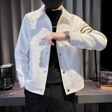 312A-J533-P120控165秋季新款社会小伙夹克外套男潮流韩版上衣B，男装夹克，星座312A