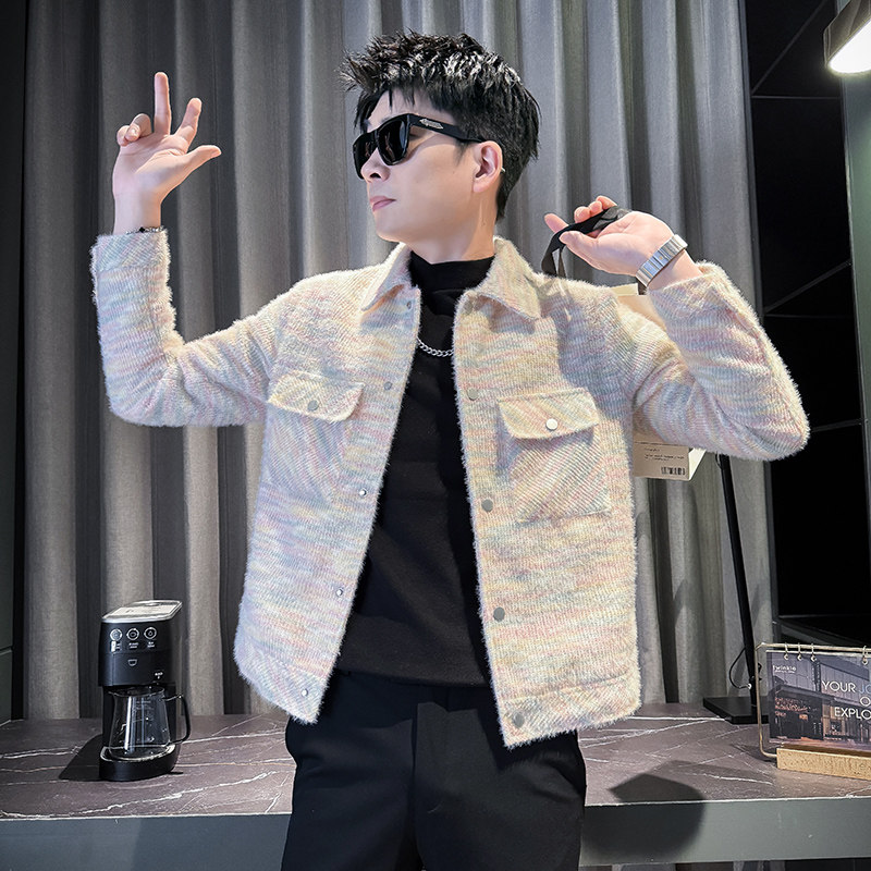 312A-J535-P130控170秋季新款社会小伙夹克外套男潮流韩版上衣A,男装夹克,星座312A