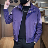 312A-J521-P98控138秋季新款社会小伙夹克外套男潮流韩版上衣A，男装夹克，星座312A