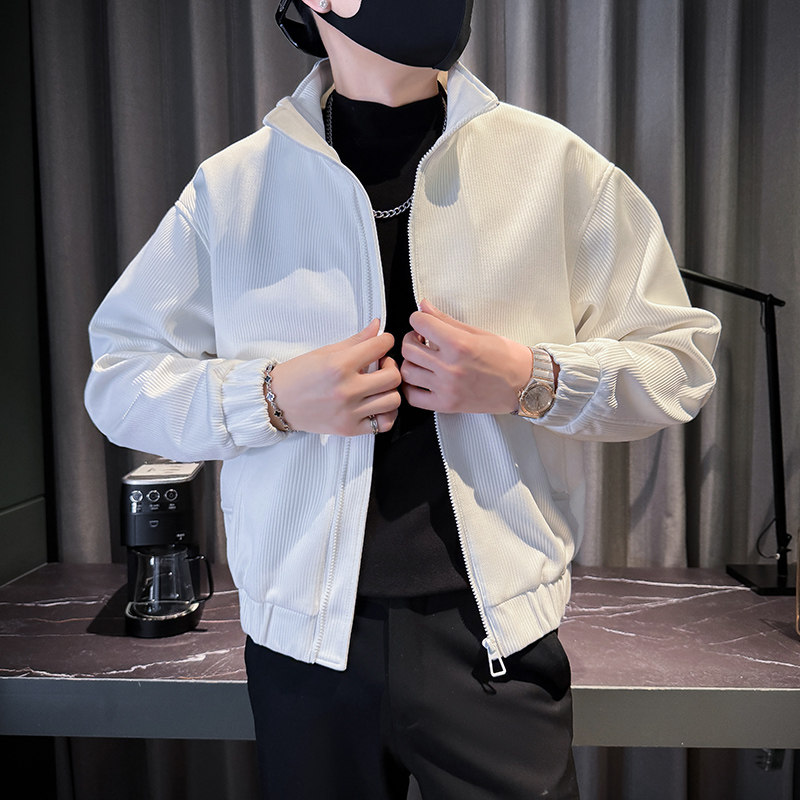 312A-J527-P120控165秋季新款社会小伙夹克外套男潮流韩版上衣B,男装夹克,星座312A