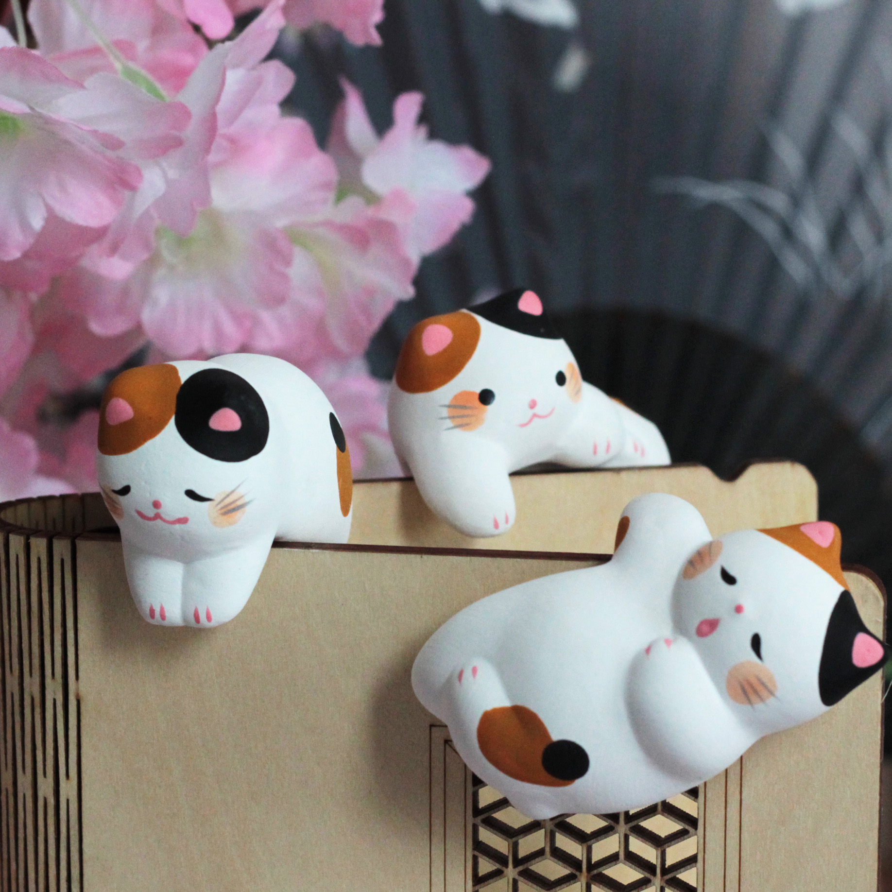 电脑屏幕汽车摆件龙虎作日式