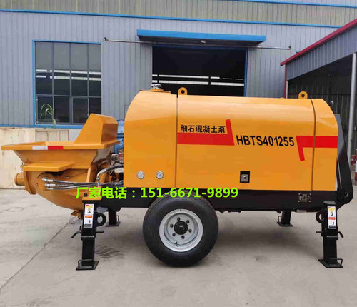 吕梁市移动式混凝土泵矿用防爆混凝土传输泵商砼二次构造柱上料机