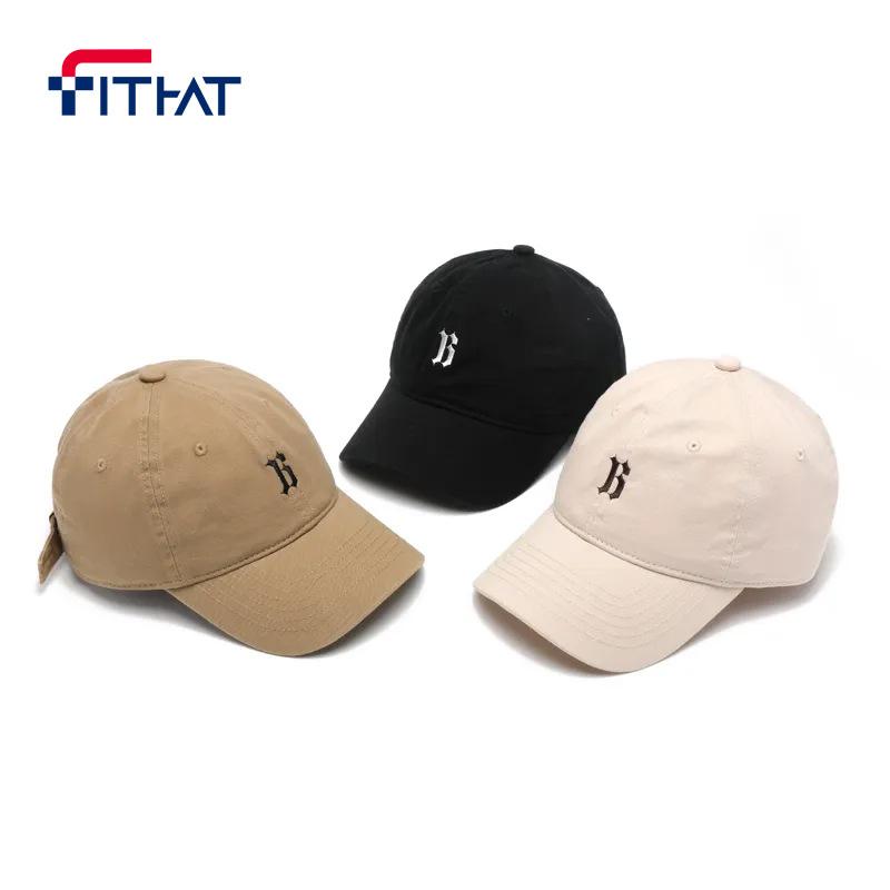 鸭舌帽女ins日系复古贴布字母B软顶棒球帽子女韩版简约百搭显脸小