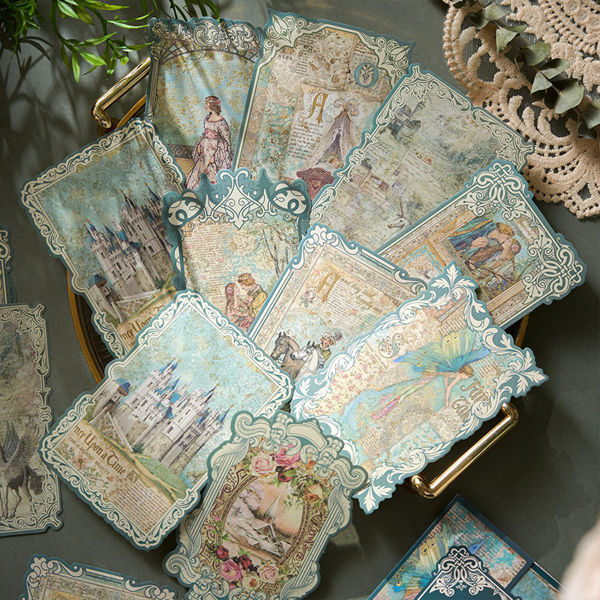 日暮往事手帐素材纸复古